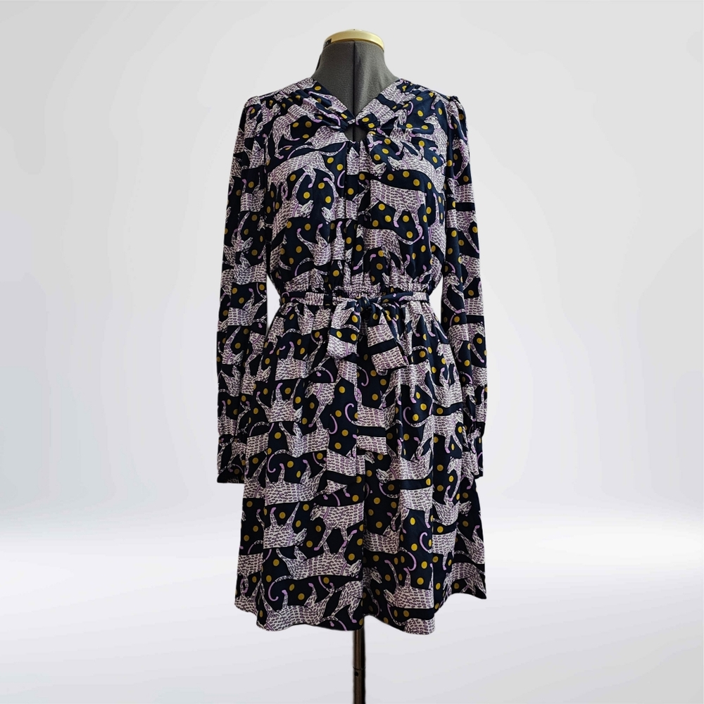 Kate Spade Leopard and Polka Dot Print Dress